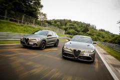 Stelvio vs Giulia NRing pe circuit
