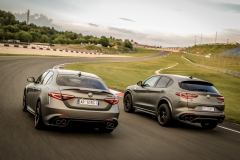 Stelvio vs Giulia Nring pe viraj 2