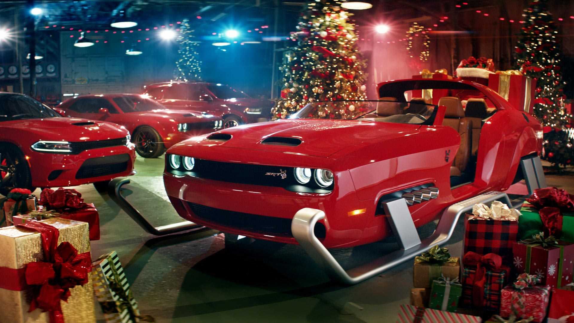 dodge-challenger-santa-sleigh