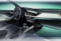 skoda-scala-interior-design-sketch