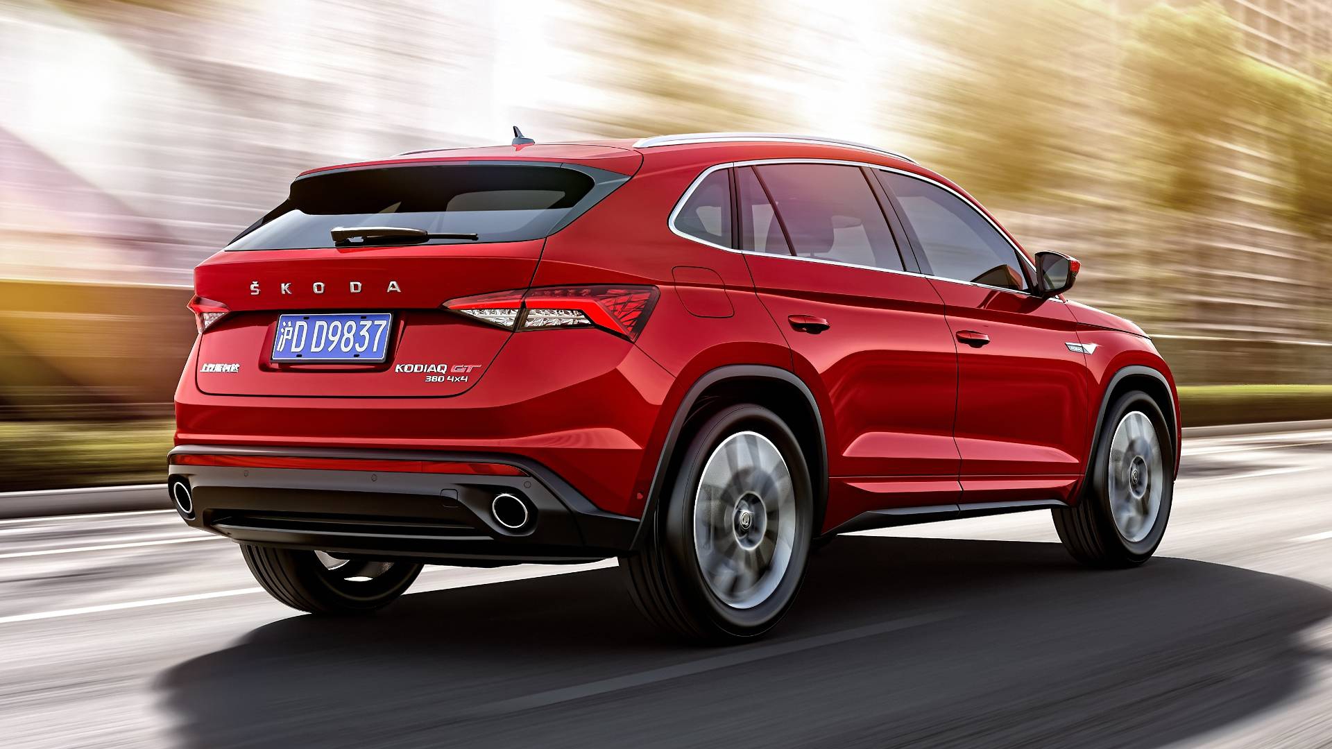 China primește în exclusivitate noul Skoda Kodiaq GT