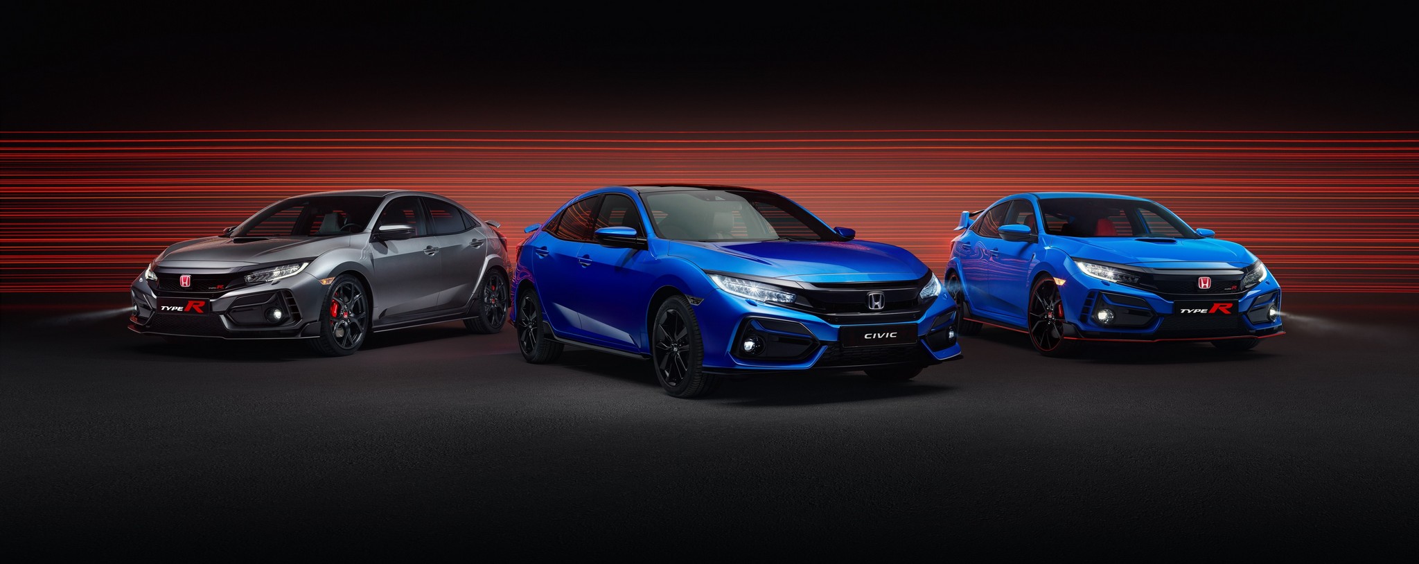 2020 Civic Type R Range - Type R Sport Line, Civic Sport Line, Type R GT