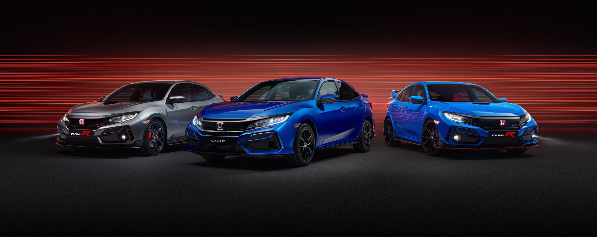 2020 Civic Type R Range - Type R Sport Line, Civic Sport Line, Type R GT